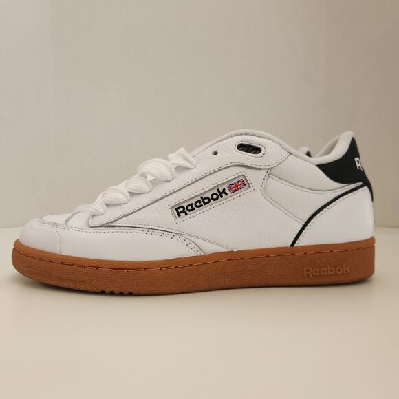 Reebok Unisex Club C Bulc Shoes, White/Black/Gum, 10.5 main image 8